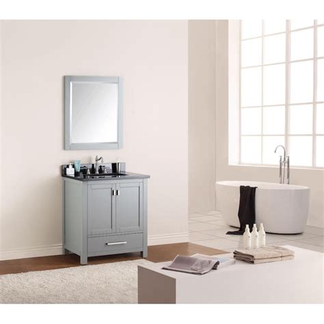 Avanity Modero 31 In Chilled Gray Undermount Single Sink Bathroom