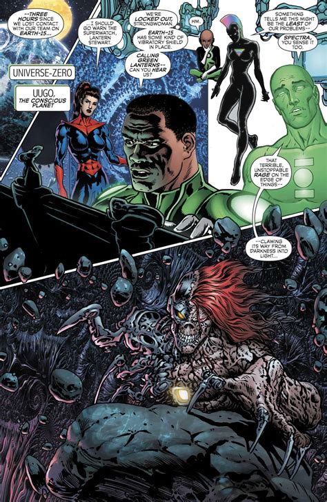 Dc Comics Universe Green Lantern Spoilers Review Legion Of Super Heroes Golden Lantern