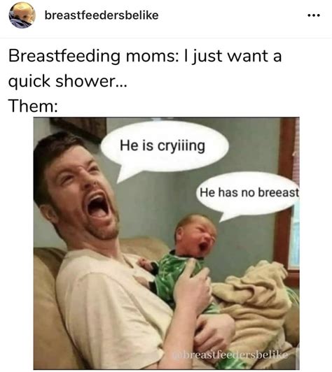 Pin By Sarah Von Paul On Funny Breastfeeding Humor Breastfeeding Meme Breastfeeding Moms