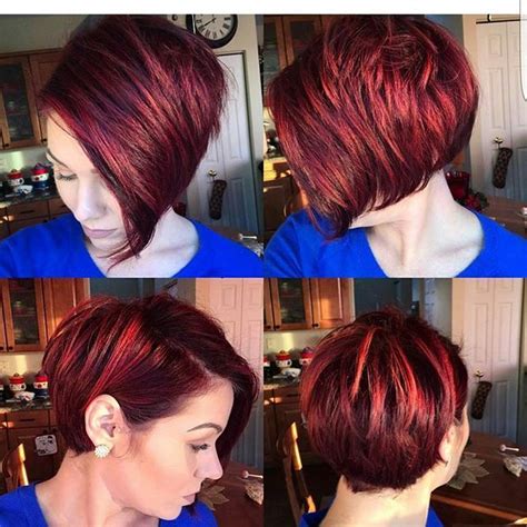 Faux hawk pixie hair cut. @kiss_and_makeup05 with her red hair and all angles | Diy ...