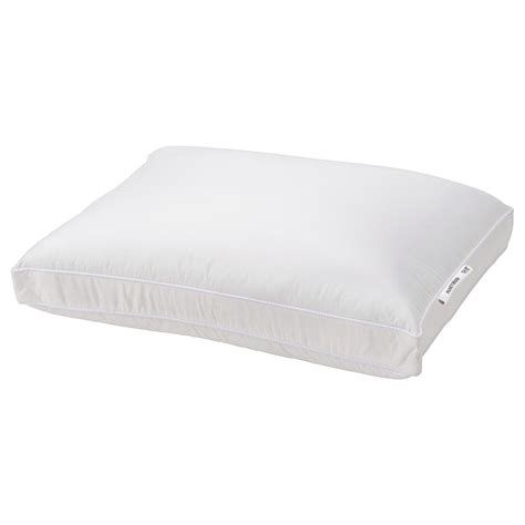 Pillows for side sleepers include memory foam, feather, and down alternative fill options. PRAKTVÄDD Ergonomic pillow, side sleeper - IKEA