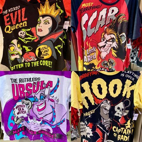 Photos New Disney Villains Graphic Tees Make A Spooky Arrival In World Of Disney At Disneyland
