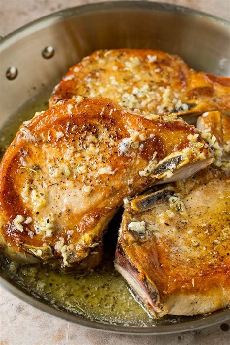 Baked Pork Chops With Garlic Butter Dinner At The Zoo