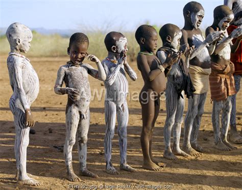 Awl Ethiopia Nyagatom Boys Enjoy Participating In A
