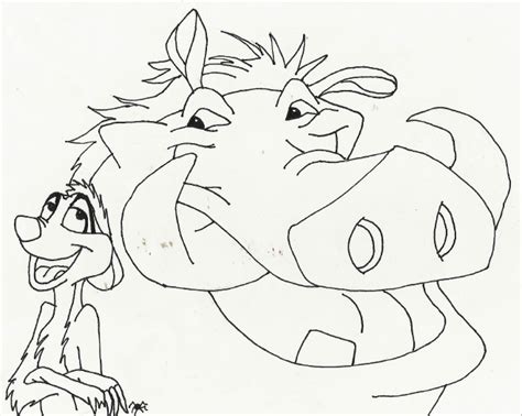 Timon And Pumbaa By Lux100 By Lionkingclub On Deviantart