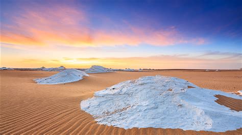 Sunset Over The Western Sahara Desert In Africa Egypt Windows 10
