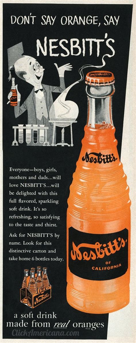 bireley s and nesbitt s orange soft drinks from the 1950s click americana