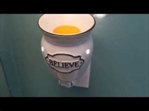 How to clean wax pot without cleaner. how to clean your scentsy warmer and change wax - YouTube
