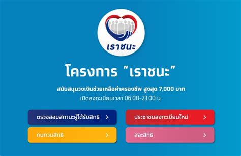ทางโครงการฯ จะยังดำเนินการตรวจสอบ และอนุมัติกิจการต่อเนื่องจนถึงวันที่ 30 เม.ย. เราชนะ โอนเงินเข้าบัญชีได้ไหม หลัง เป๋าตัง ล่มจนใช้งานไม่ได้