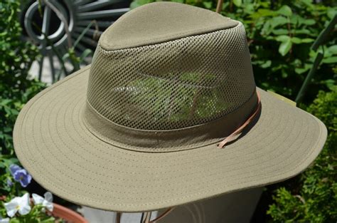 Mens Wide Brim Crushable Hiking Mesh Breezer Fedora Hat Sun Cap Upf 50