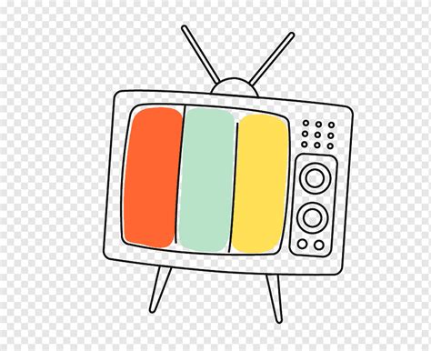 Televisión Televisión Televisión en color Televisor Dibujos