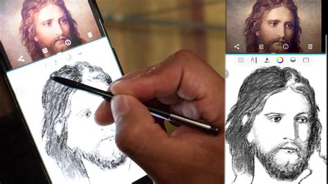 Como Dibujar A Jesucristo Autodesk Sketchbook Youtube