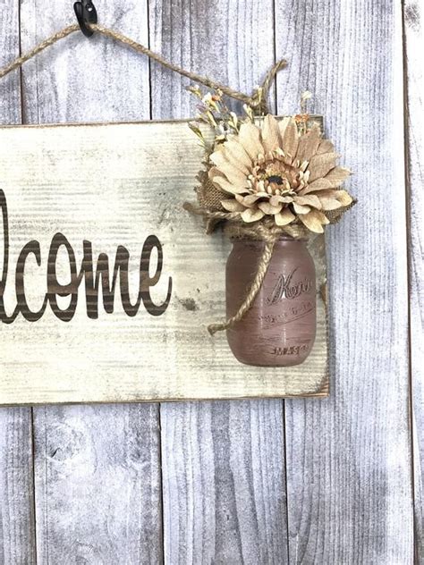 Outdoor Hanging Welcome Signs Rustic Country Distressed Etsy Etsy