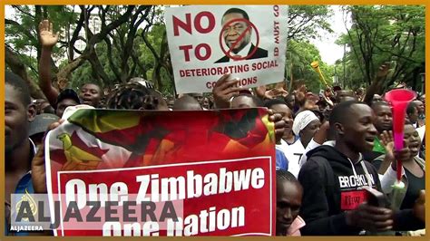 🇿🇼thousands Protest Over Zimbabwes Economic Crisis Al Jazeera English Youtube