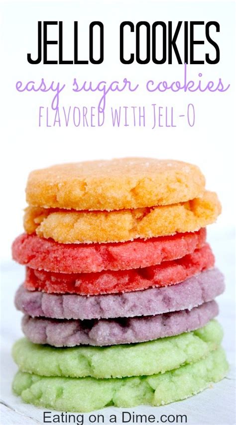 Almond extract, vanilla, and a touch of lemon zest fill easy cookie recipes for nut lovers. Jello Cookies Recipe - Quick & Easy Sugar cookie recipe