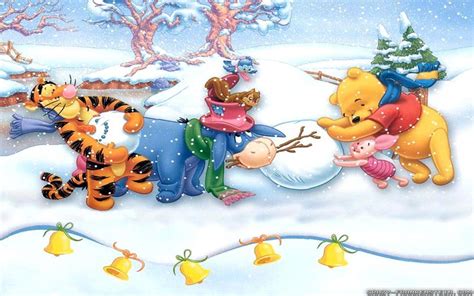 Christmas Winnie The Pooh Wallpapers Wallpaper Cave