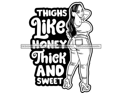 thighs like honey thick and sweet plus size woman in heels big etsy