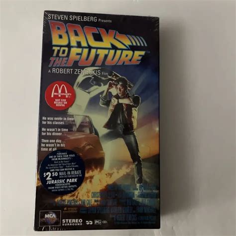 Back To The Future Vhs Sealed 1986 30000 Picclick