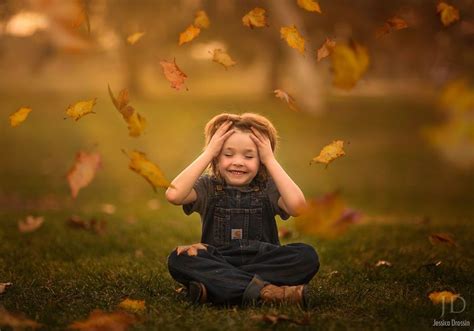 Photographer Mom Takes Magical Autumn Portraits Of Her Kids Children