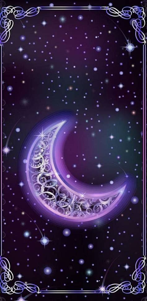 Purple Moon Wallpapers Wallpaper Cave