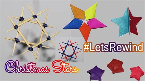 5 Minute Crafts Christmas Stars Making In Paper