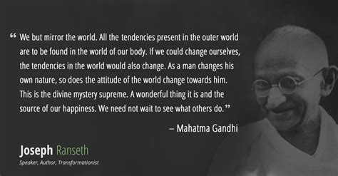 Mahatma gandhi quotes on be the change be the change you wish to see in the world. #MentorHer - Be the Change | Tom McCallum