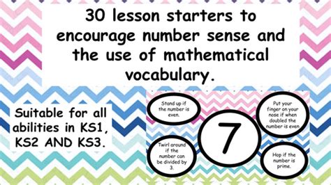 Number Sense Maths Mastery Teaching Resources