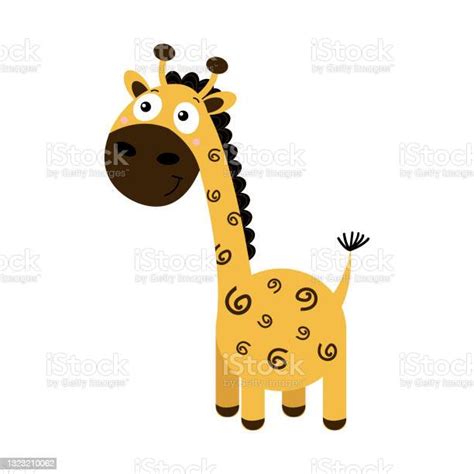 A Cute Cartoon Style Giraffe Stock Illustration Download Image Now