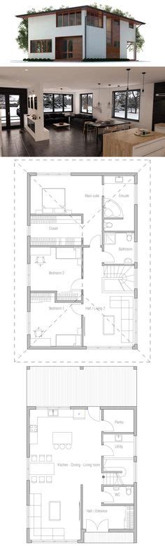 House Plan Ch181 Architecture House Minimalist House Design