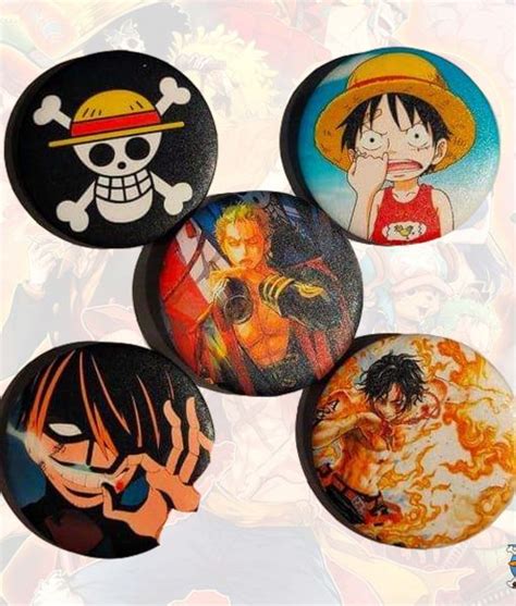 One Piece Set Of 5 Pcs Badge Anime Store