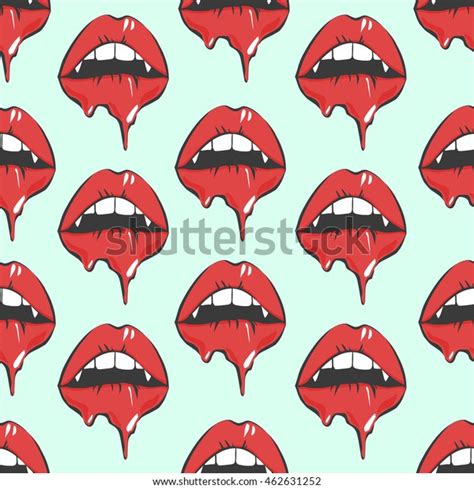 sexy vampires lips seamless pattern melting stock vector royalty free 462631252 shutterstock