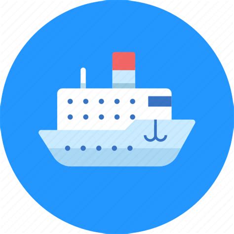 Cruise Liner Ship Titanic Icon