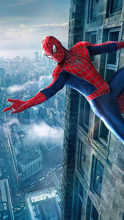 Spiderman Outside Building Wallpaper