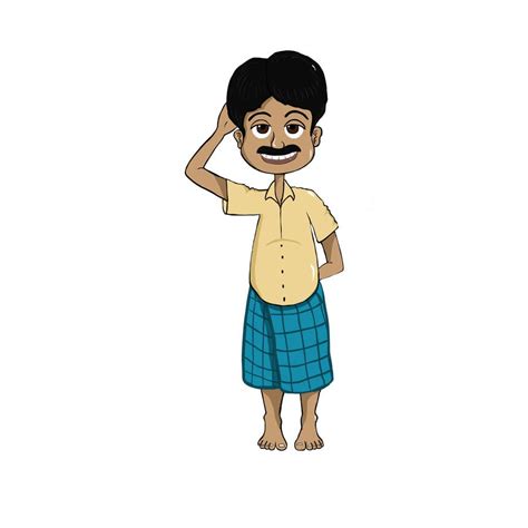 Need An Image Of An Indian Cartoon Character From Kerala Freelancer