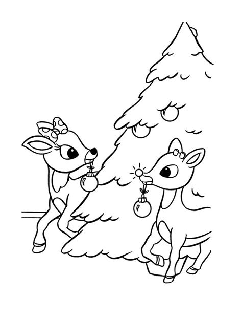 Free Printable Rudolph Coloring Pages For Kids