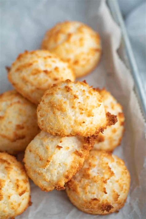 Coconut Macaroons Are Sweet And Chewy Made From Coconut Flakes