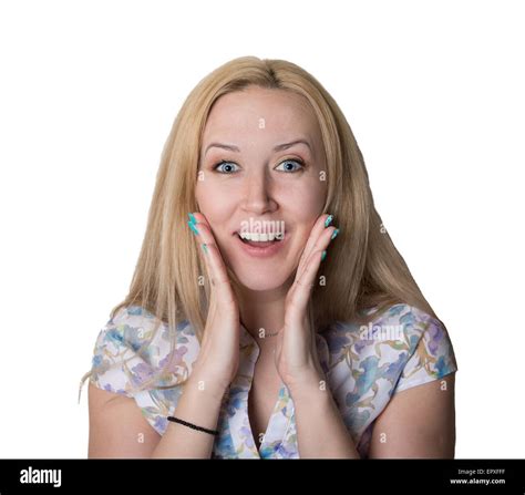 Beautiful Surprised Girl Hi Res Stock Photography And Images Alamy