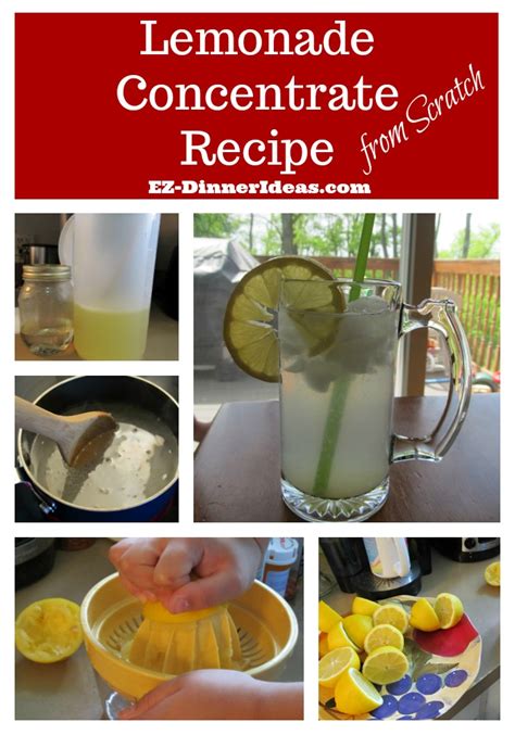Simply Healthier Lemonade Concentrate Recipe From Scratch