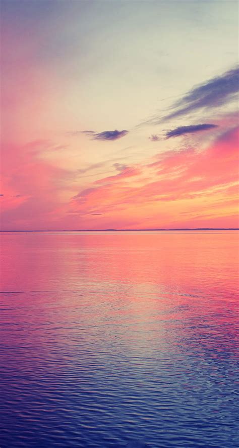 Beautiful Sea Horizon Sunset - The iPhone Wallpapers