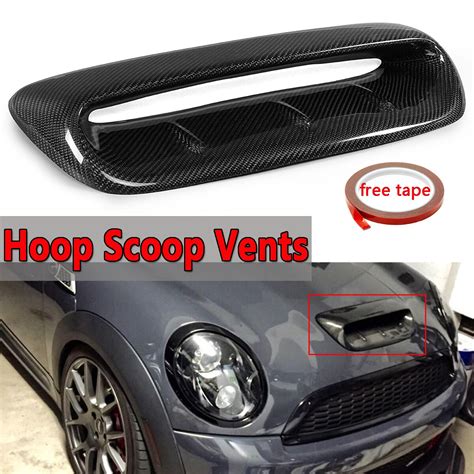 Front Hood Scoop Vent For Mini Cooper S R56 2007 2014 Vtx Style Real