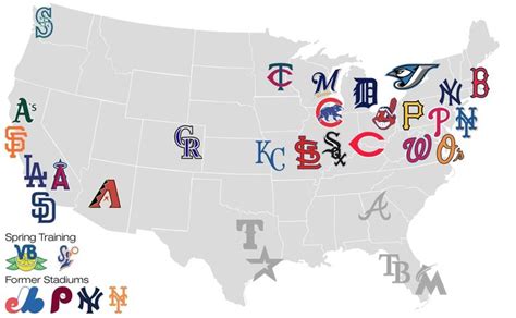 Start studying mlb teams and stadiums. Attend a game in each fo the 30 MLB stadiums. map of the 30 mlb stadiums and the hall of fame ...