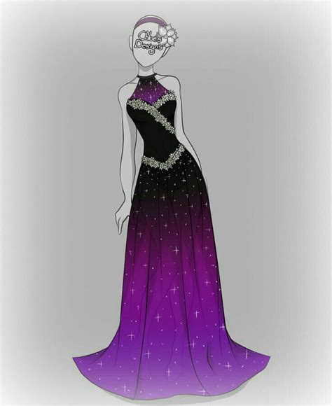 Jades Ball Dress Without Headband Drawing Anime Clothes Dress