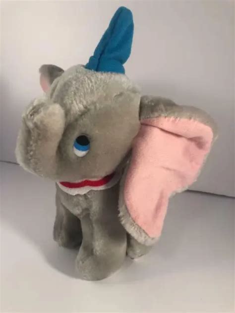 Walt Disney Productions Dumbo 8 Inch Plush Elephant ~ Vintage