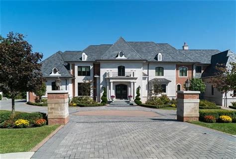 Stunning French Chateau Estate In Rochester Michigan Luxury Homes