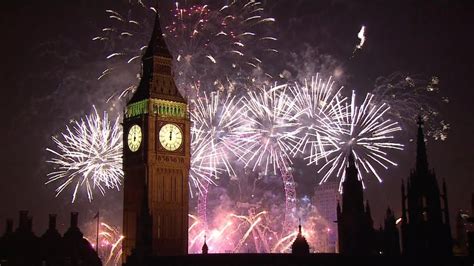 London Fireworks 2015 New Years Eve Fireworks Bbc One Youtube