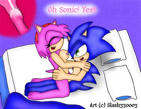 Rule 34 Amy Rose Anthro Bed Blue Background Color Dialogue English