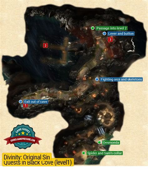 Black Cove Level Cyseal Maps Divinity Original Sin Game