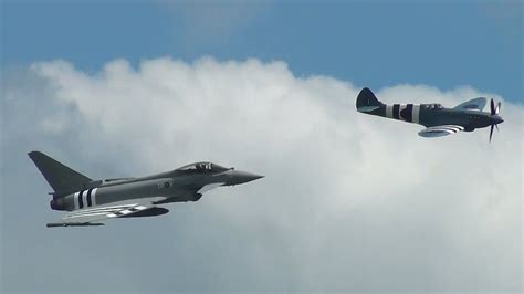 Battle Of Britain Memorial Flight And Typhoon Fgr4 At Duxford 25th May