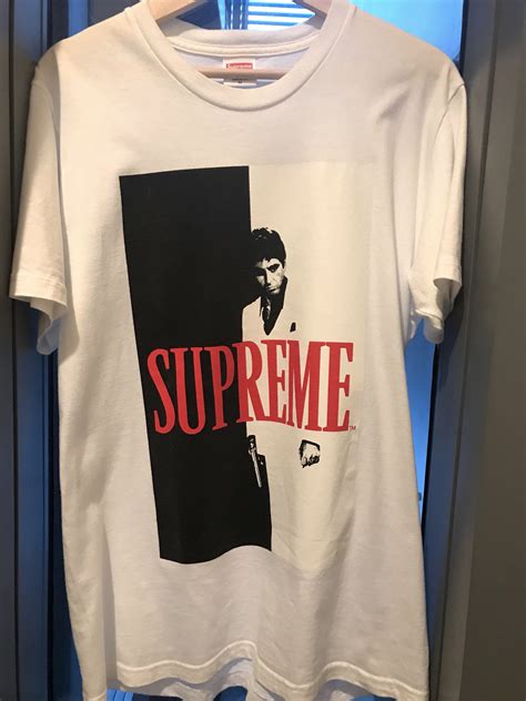 Supreme Scarface Split Tee Mens Fashion Tops And Sets Tshirts And Polo