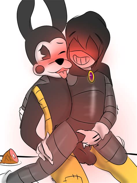 Rule 34 Amen King Bendy And The Ink Machine Boris The Wolf Cloak Cowgirl Position Cum Furry